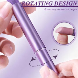 Plman 3-in-1 Cuticle Oil Pen, Cuticle Pusher Nail Oil Pen with Rotating Design, Nail Care Pen, Nail Buffer Pen for Hangnails, Dry and Damaged Nails, Moisturize Strengthen Daily Nails Care (1PC)