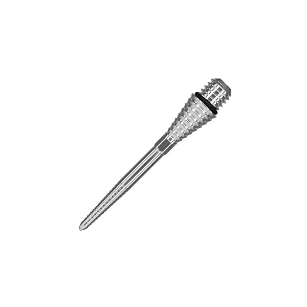 Target Darts Conversion Point Swiss Point Grooved Silver 30mm Darts Points - Convert Soft Tip To Steel Tip