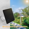 6W Solar Panel for Wyze Cam Outdoor,Compatible with Rechargeable Battery