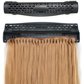 Hair Extensions Holder and Styling Hanger, Hanging Holder for Hands - Free Washing and Styling of Clip - In, Tape - In, and Weft Hair Extensions, Ideal for Easy Maintenance and Organization