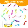 40pcs Knitting Needle Stoppers,Knitting Needle Hugger,Stitch Stopper,Needles Minder Knitting Tools