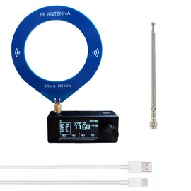 GOOZEEZOO Si4732 Mini Radio Pocket Shortwave Radio Receiver V2.23 | AM/FM/LSB/USB All Band Receiver Loop Antenna for Outdoor Adventures, Travel, and Daily Use CNC Aluminum Alloy Shell Built-in Speaker