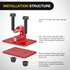 Nilight 2PCS Tractor Bucket Grab Hook 3/8'' Heavy Duty Drop