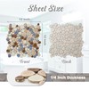 Parrotile Yosemite Matte Pebble Stone Tiles for Shower Floor Bathroom