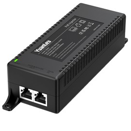 YuanLey Gigabit PoE Injector 60W, PoE Injector Converts Non-PoE to PoE Network, 802.3bt/at/af, 10/100/1000Mbps PoE Adapter Plug & Play, Distances up to 325 Feet, Wall Mounted