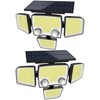 Tuffenough Solar Outdoor Lights with Motion Sensor - 2500LM Bright