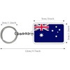 Paquete de 2 llaveros con bandera de Australia (Australia), Australia,