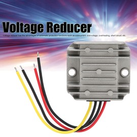 MUNEFE DC Power Converter, Voltage Step Up 12V to 48V 1 5A 72W IP67 Automatic Overheating Protection