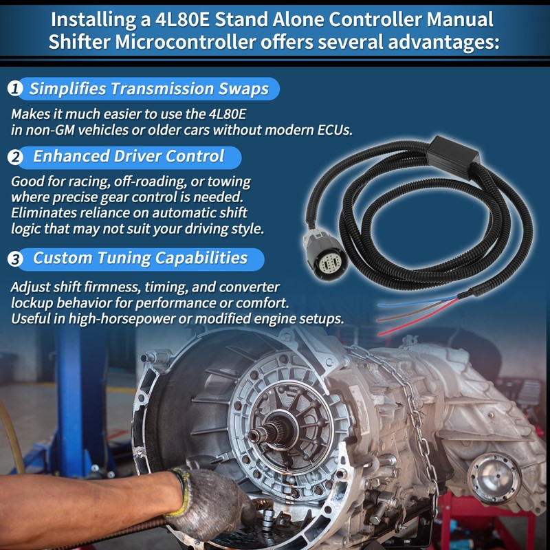REPAIROCK NCR80E 4L80E Stand Alone Controller Manual Shifter Microcontroller Kit