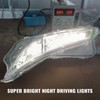 YLT AUTO Front Bumper Daytime Running Fog Light Dual Color