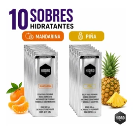 Bebida Hidratante Polvo Hidro 220 Paq 10 Sobres600ml Surtido