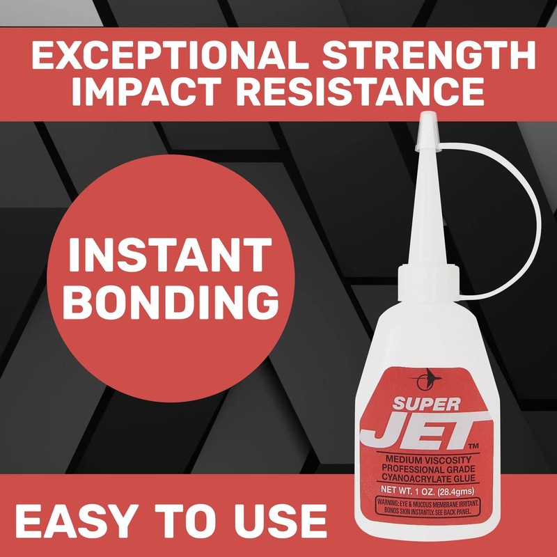 Jet Glue Super Jet - Medium Thickness Industrial Strength CA