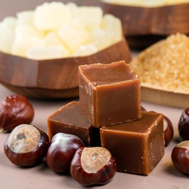 Candlecopia Chestnut Brown Sugar Strongly Scented Hand Poured Vegan Wax Melts, 12 Scented Wax Cubes, 6.4 Ounces in 2 x 6-Packs