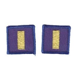 Navy Ensign (01) Rank Insignia Collar Device (pair) Patch