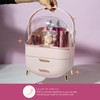 Paris Hilton Makeup Storage Organizer with Lid, Cosmetics and Skincare