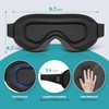 WAOAW Sleep Mask for Men Women: Blackout Eye Masks for