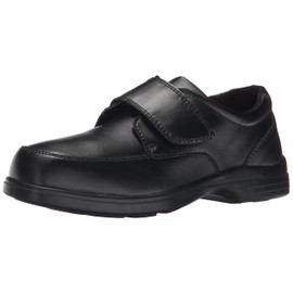 Hush Puppies unisex child Gavin Dress Shoe, Black, 10.5 Wide Little Kid US