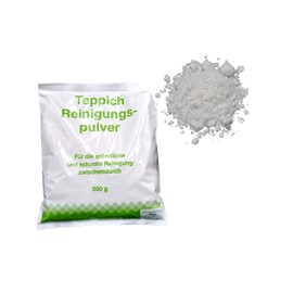 FSProdukte Teppich Reinigung Pulver weiss mit Zitrusduft 500 gramm 2 Jahre haltbar