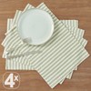 TOPICK Place Mats for Table Linen Blend Table mats Set