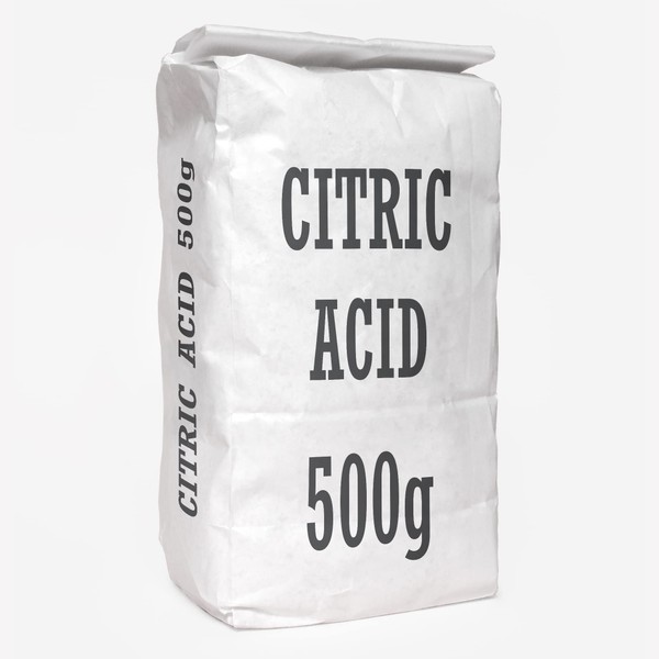 BlueBay Aquatics 500g - Citric Acid Anhydrous E330 Pharmaceutical Food Grade 100% Pure Bath Bombs