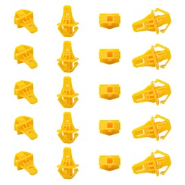 SECLUDE 20PCS Bumper Moulding Fastener Rivet Radiator Grille Clip Replace 91578-T0A-003 Compatible with Honda Acura