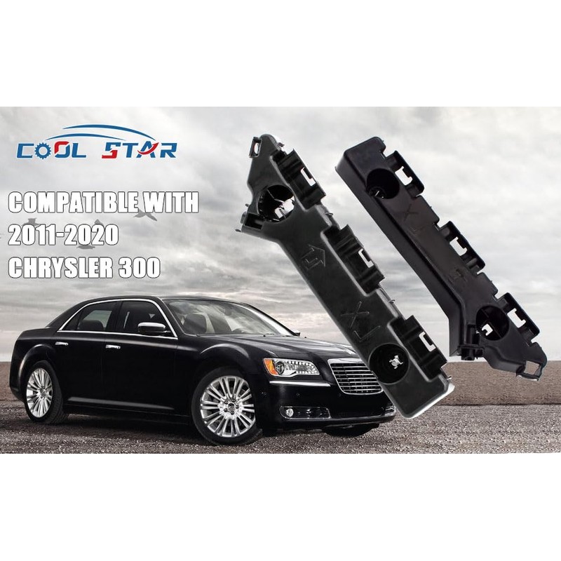 Bumper Cover Bracket Driver and Passenger Side Compatible with Chrysler