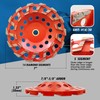 7" High Performance Diamond Grinding Wheels for Aggressive Concrete, Paint,