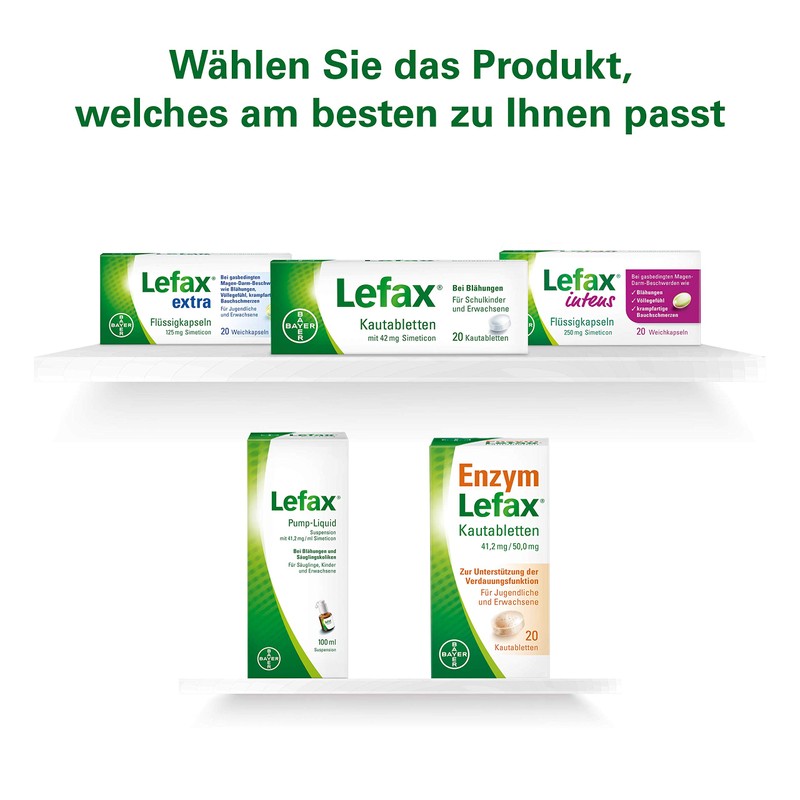 Lefax Intens Liquid Capsules, 250 Mg, Simeticon