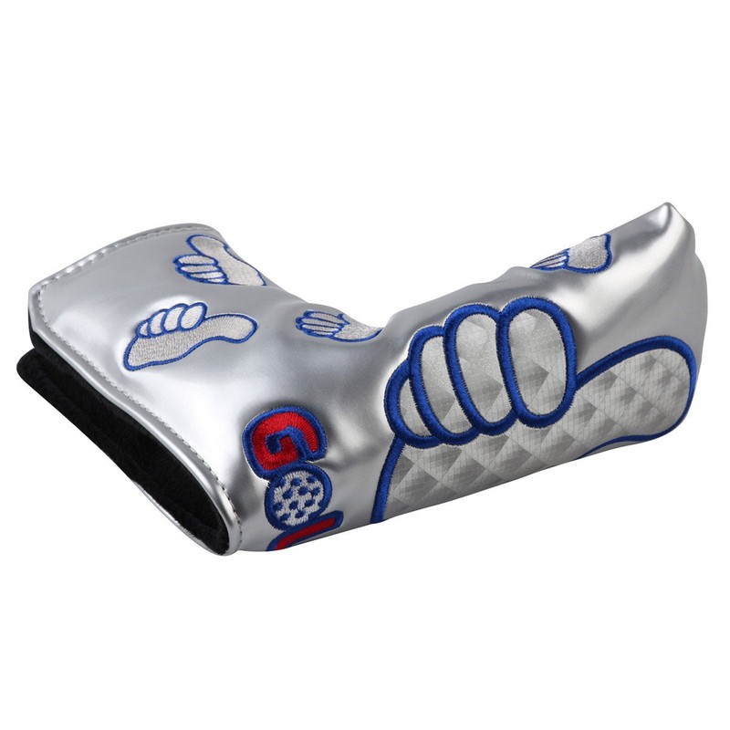 Scotty Cameron Odyssey Compatible Putter Cover with GoodJob Embroidery, Silver