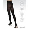 MeMoi 2 Pack Microfiber Opaque Tights, Non-Control Top Tights for