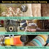 Electric Spinning Wheel, 12V Wool Spinning Machines Kit with Foot