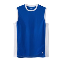 KingSize Men's Big & Tall Cling-Free Swim Muscle Tank - 2XL, Royal Blue