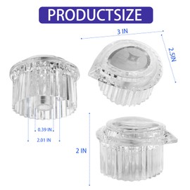 KEECAO 1 PCS Replacement Knob Handle Kit Compatible with Mo-en 100710 Shower Handle, Posi-Temp Shower Single Handle Replacement, Chrome Knob Insert