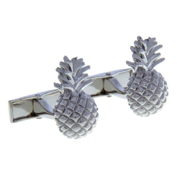 MRCUFF Pineapple Hawaii Cook Chef Pair Cufflinks in a Presentation