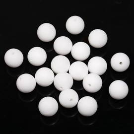 【B170】 Beads for DIY Projects: 15mm Round, Mixed Color, 30Qty PRINT, 50Qty SOLID Silicone Beads - B170:_YM387
