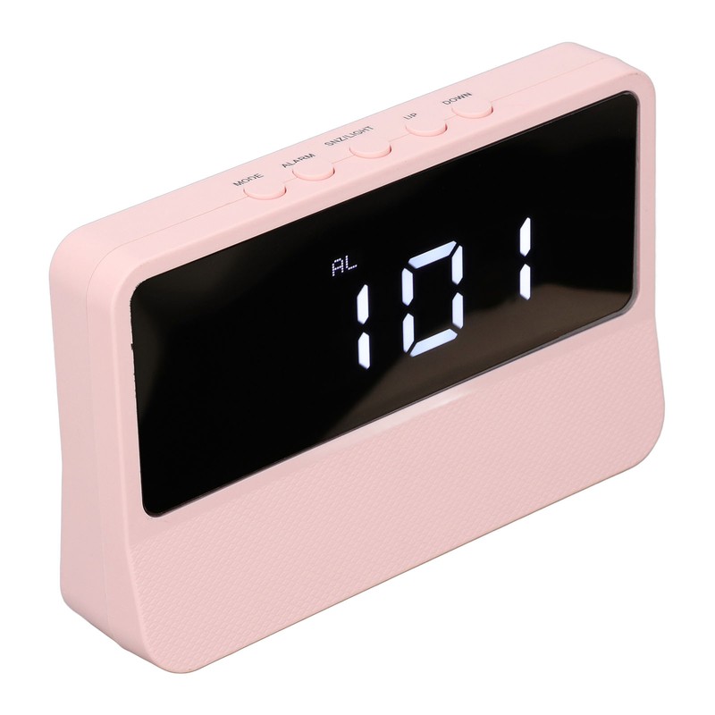 LED Mirror Alarm Clock 2 Levels Brightness Digital Alarm Clock