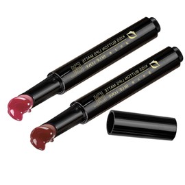 BLUE LOVE Juego De 2 Labiales Jelly Gloss, Bálsamo Labial Hidratante De Alto Brillo, Brillo Labial Voluminizador De Larga Duración (Café Con Leche De 