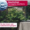 DecoHomeTextil Oilcloth, Waxed Tablecloth, Garden Tablecloth, Robust Linen Embossing, Washable,