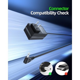 (Certificación UL) Cargador de 12 V 2 A apto para portátil de puerta de enlace - (para GWTC116-2BL, GWTN156-11BK, GWTC116-2BK, GWNC21524-BL, GWTC116 GWTN156 GWTN116 GWNC21524 TN13 3 GWTN141 N11SP3,