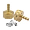 Hooshing 2PCS Garden Hose Connector 1/4" Barb x 3/4" GHT