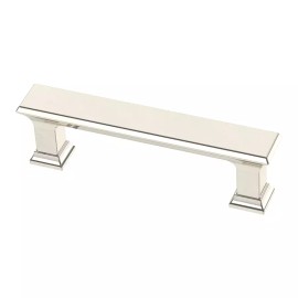 Liberty P39391W-PN  3" Refined Square Cabinet Pull Polished Nickel