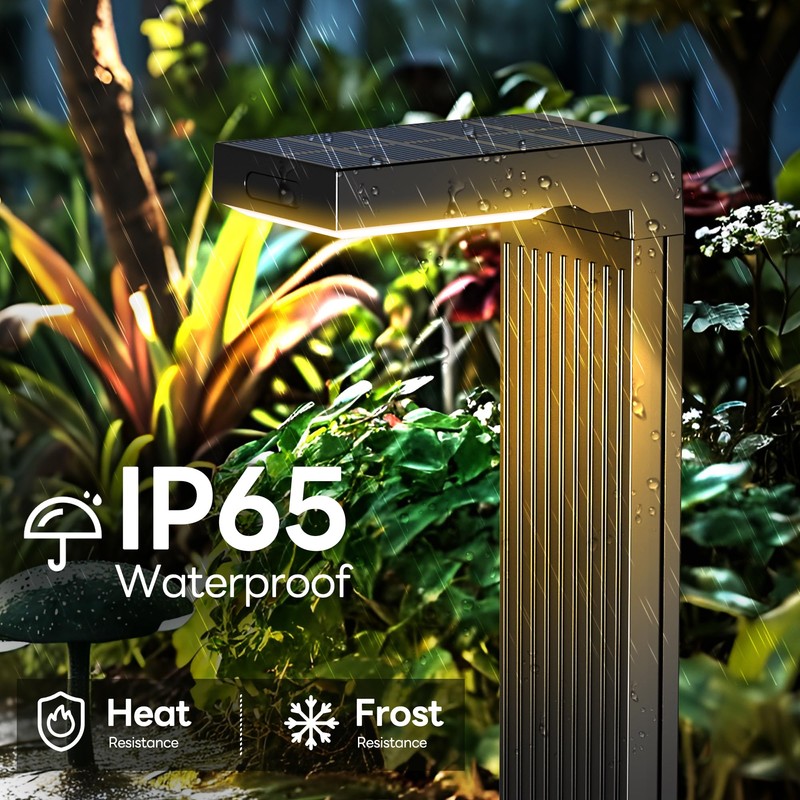 COXSENI Solar Pathway Lights Outdoor 6Pack, 400LM Motion Sensor Walkway