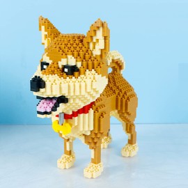 Uvini Adult Building Sets, Micro Bricks Dog Animal Building Toy Bricks Dog for Kids 10,11, 12, 13, 14, Teens or Adult, 1850 Pieces