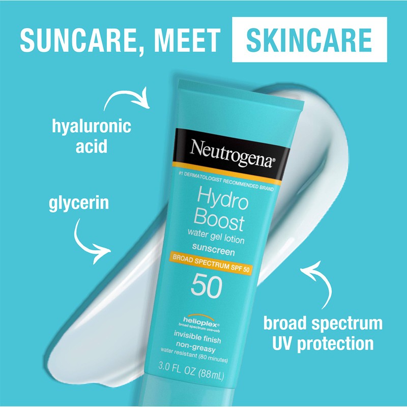 Neutrogena Hydro Boost Water Gel Non-Greasy Moisturizing Sunscreen Lotion with