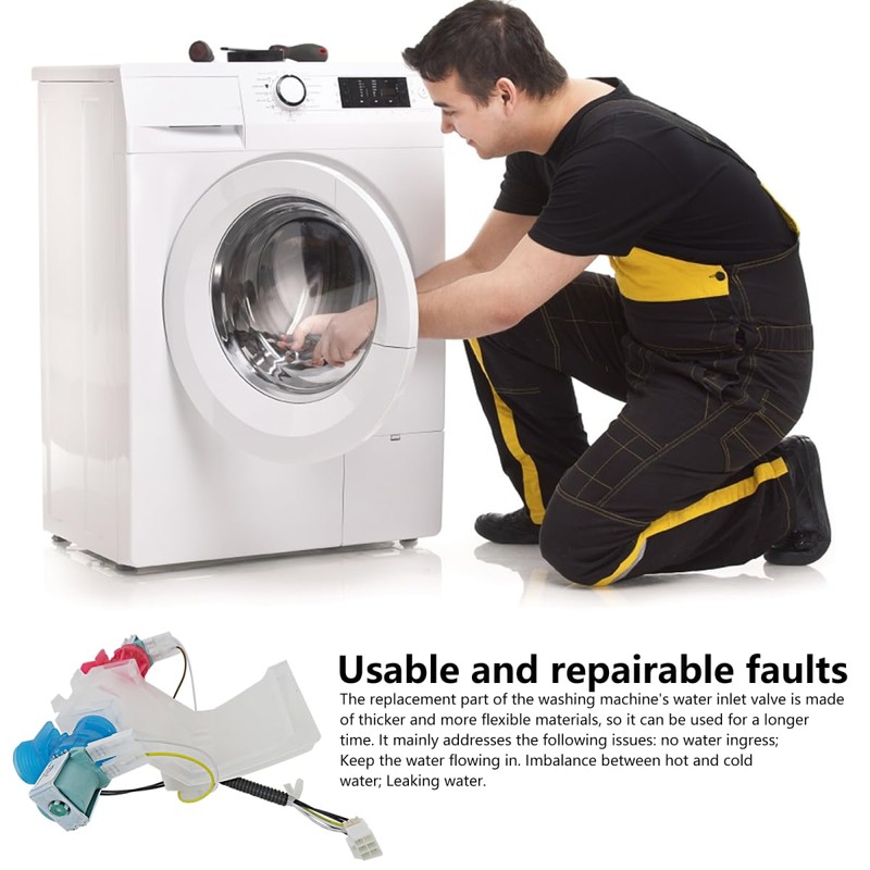 WELURE W10144820 Washer Water Inlet Valve Washing Machine Compatible for