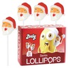 Christmas Santa Lollipops Individually Wrapped - 12 Santa Candy Suckers