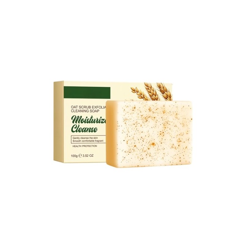 Oat exfoliating cleansing soap