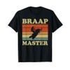 Retro Braap Master Funny Snowmobiling Apparel Sled Lover T-Shirt