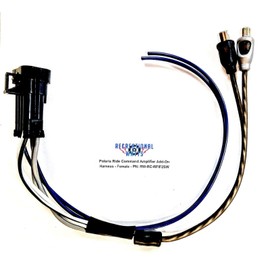 Polaris Ride Command Add-On Amplifier Harness - Easily Add an Amplifier to The Polaris Ride Command System (RCA Female Ends)