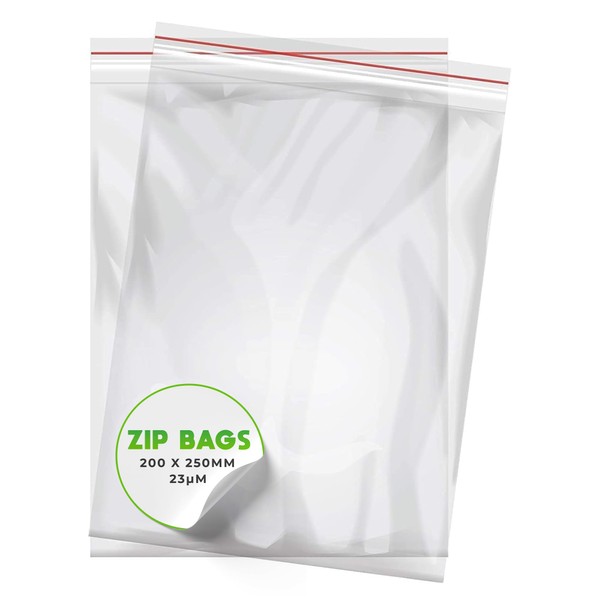 V1 TRADE Zip Bags Set of 100 200 x 250